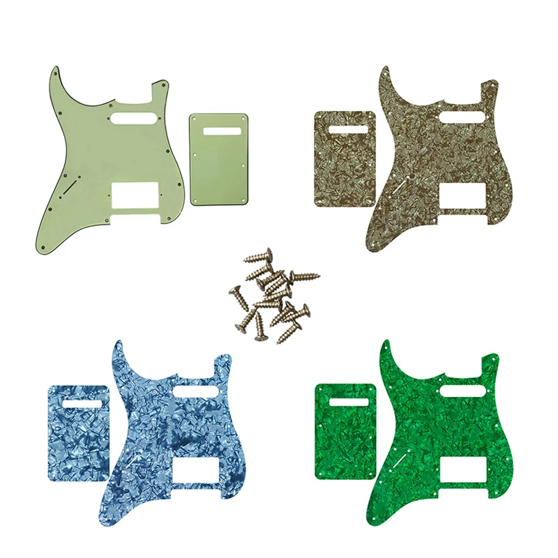 

Guitar Parts For Left Handed USA Strat 72' 11 Screw Hole Standard PAF Humbcker Hs Guitar Pickguard & Back Plate Scratch Plate