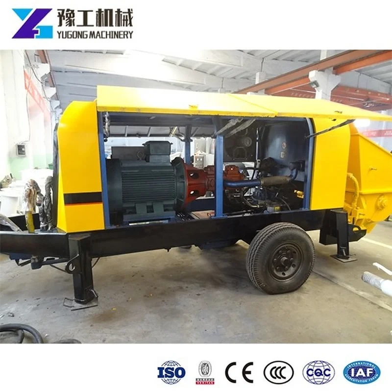 Portable Concrete Mixer and Pump Mobile with |