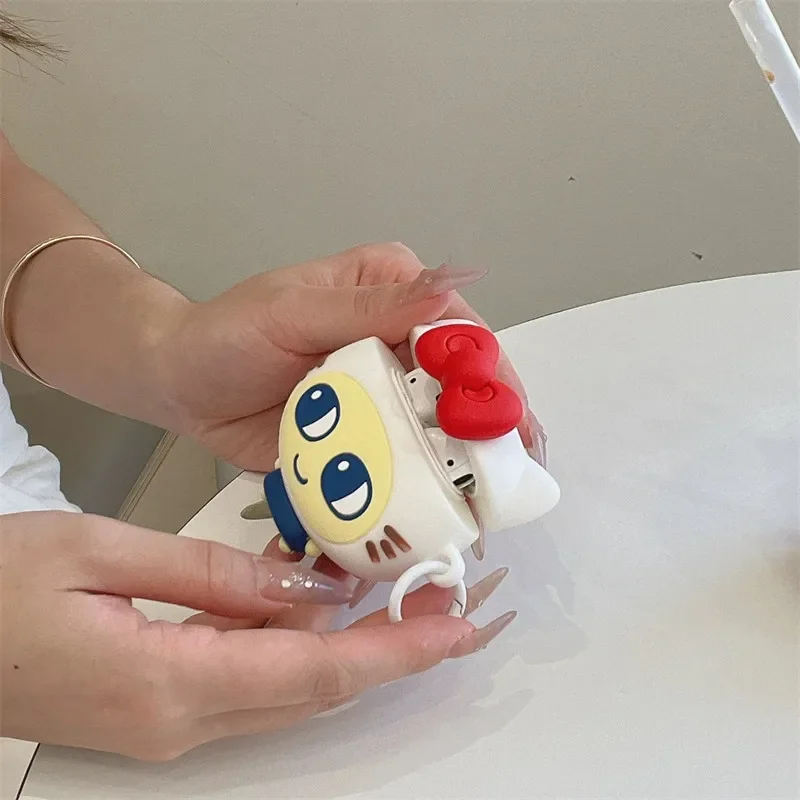 3D-чехол для наушников в стиле милого японского мультфильма Tamagotchi для Airpods 4, 2, 3, 1, Pro 3, 2, защитный мягкий чехол для беспроводных Bluetooth-наушников (art.: 3920dbccf80e8) - 3920dbccf80e8