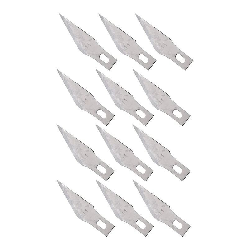 

800PCS Replacement Hobby Blade Spare Blades Steel Craft Knife Blades For DIY Art Work Cutting