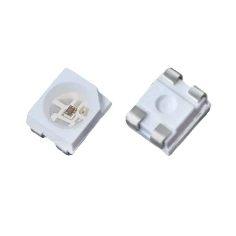 Фото 50 шт. WS2812B 5В 5050 3528 4020 1204 1209 0807 2020 Мини SMD LED чипы, адресуемые цифровые пиксельные RGB полноцветные светодиодные диоды №4