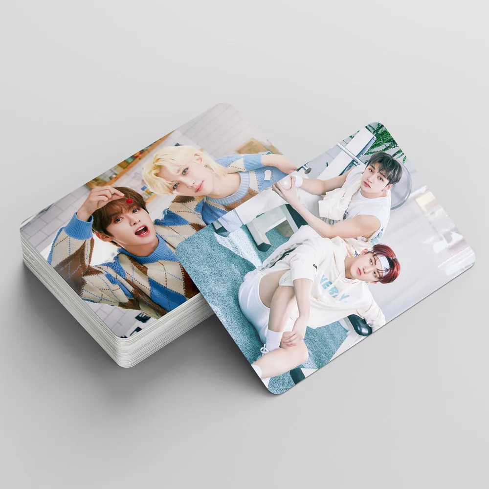 55 шт./компл. Kpop альбом Stray Kids Lomo Card 2022 сезонные приветствия Детские фотокарты