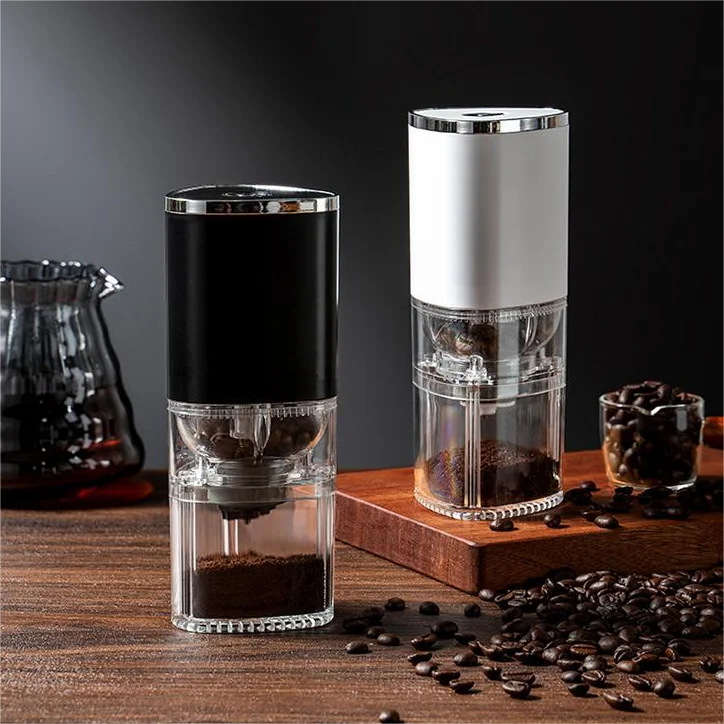 

Portable Electric Coffee Grinder Spice Mill Nuts Grains Coffee Bean Grinders USB Charge Ceramic Grinding Core Grinders 커피 그라인더