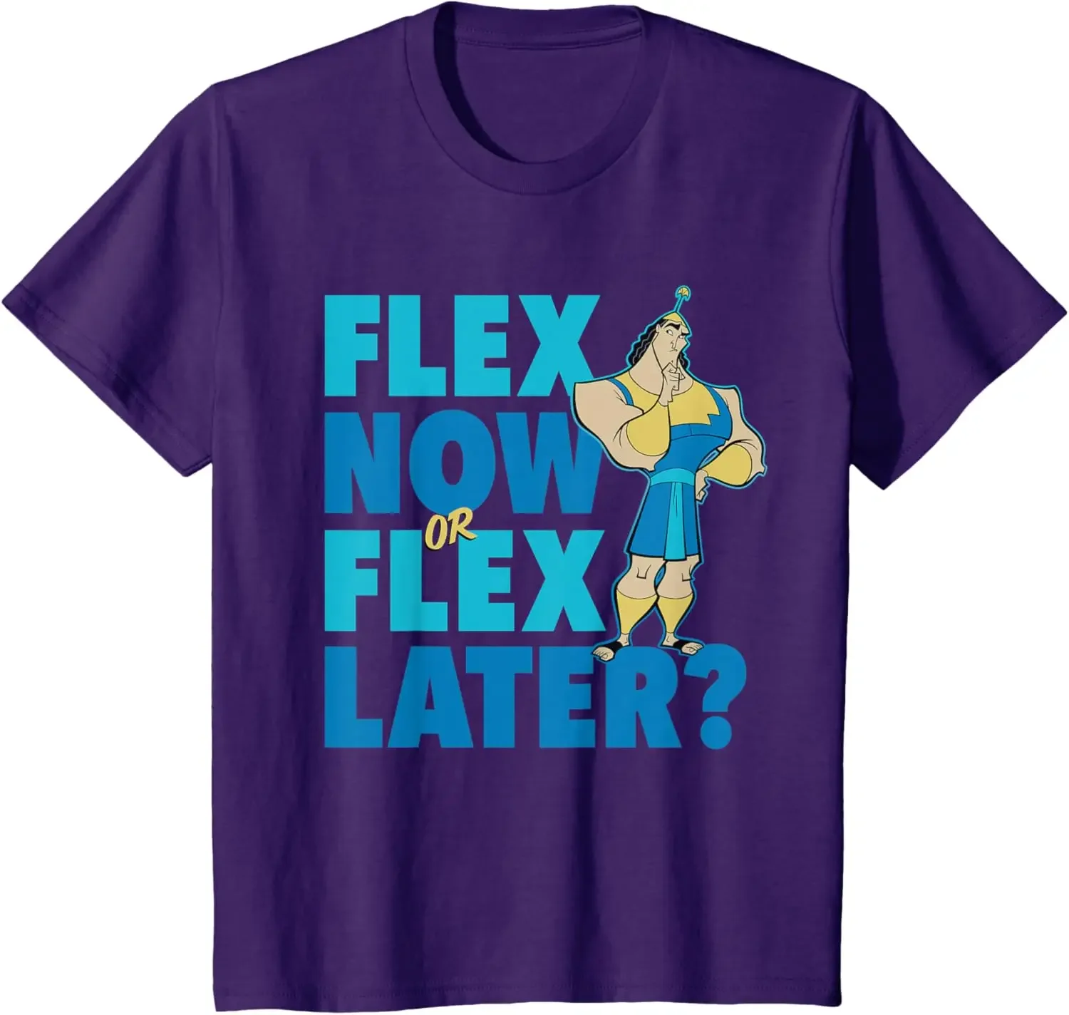 Фото Горячая модная футболка для тренировок Disney The Emperor's New Groove Kronk Flex, S-6XL, четыре сезона №3