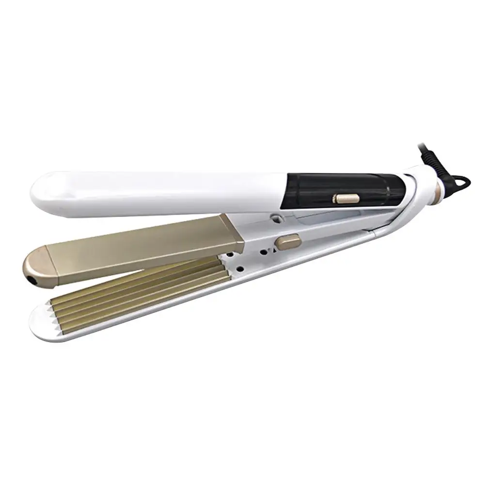 

Professional 2 in 1 Hair Styler Dual Use Hair Curling Straightening Flat Iron 360 Degree Rotating Tail Line Convenient