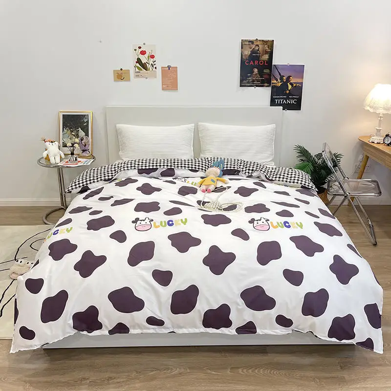 

Bonenjoy 1pc Comforter Cover 220x240cm Reactive Printed Cartoon housse de couette Double Size Duvet Cover for 135 Bed