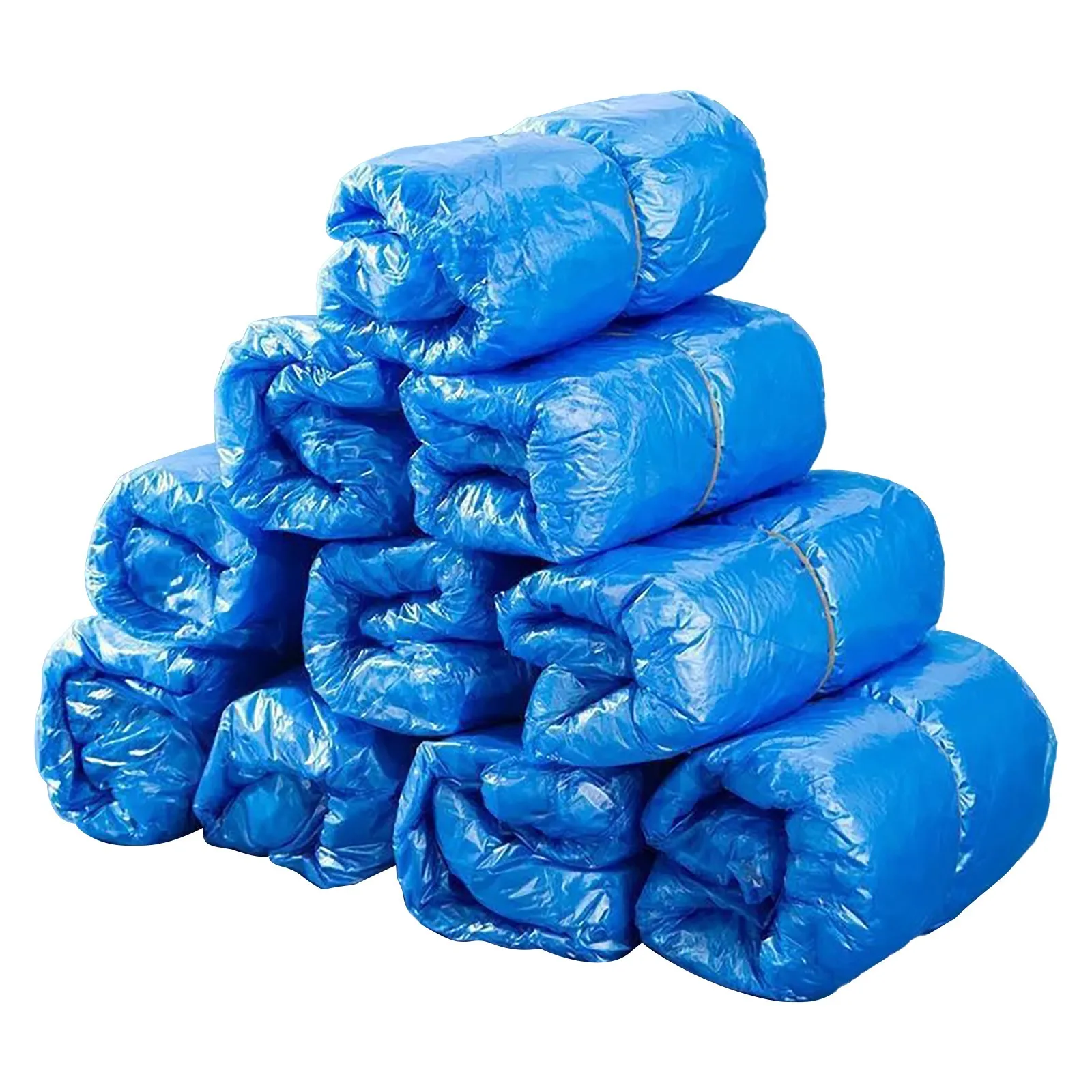 

200pcs Plastic Disposable Shoe Covers Cleaning Overshoes Outdoor Rainy Day Carpet Cleaning Shoe Cover Waterproof Shoe Covers