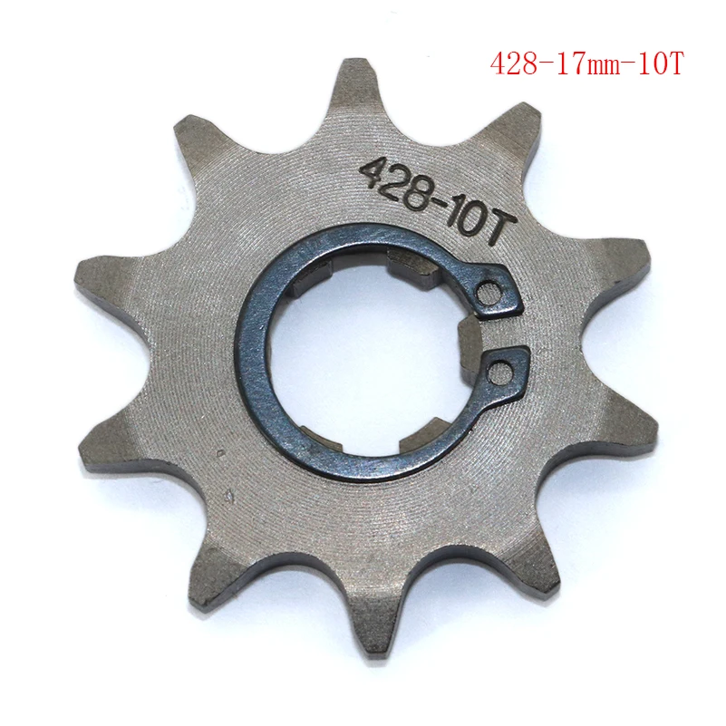 

Передний двигатель 428 #10T 11T 12T 13T 14T 15T 16T 17T 18T 19T зубцы 17 мм 20 мм цепная Звездочка с фиксатором пластины
