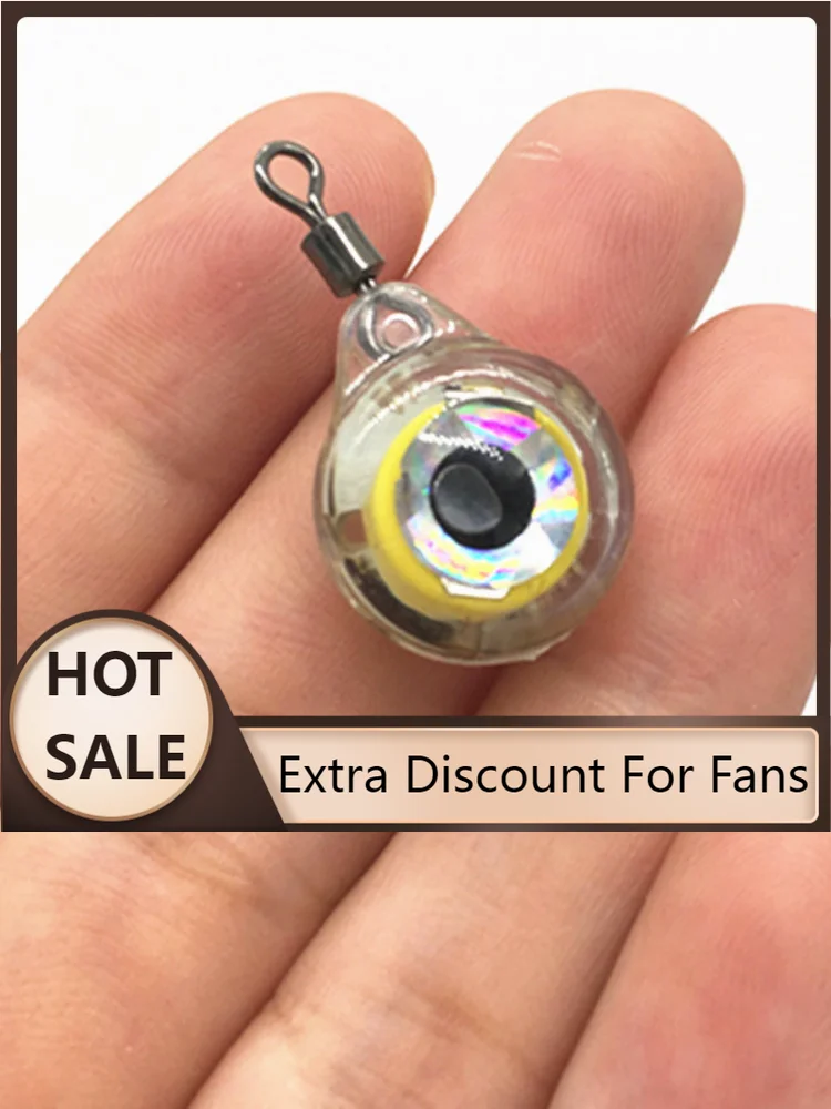 

Новинка, модная рыболовная приманка, подводная привлекательная водонепроницаемая рыболовная лампа, 3 см, зеленый, красный, белый, 4 цвета