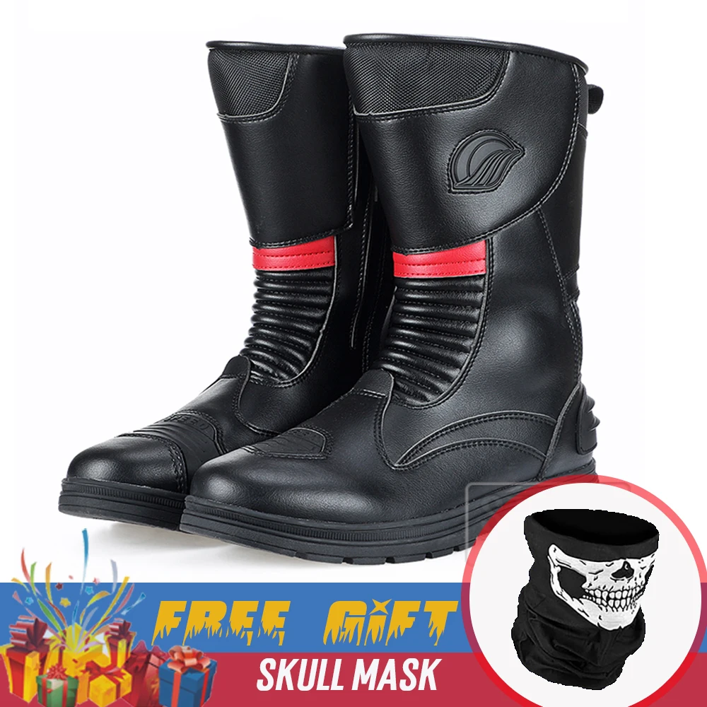 Ботинки для мотокросса мужские гоночные водонепроницаемые мотоциклетные