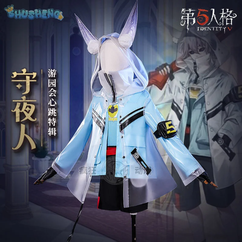 Identity V Ithaqua Косплей Ночные часы Heartbeat Garden Party Костюм Хэллоуин Мужчины Женщины Модная униформа Реквизит Шляпа Комплект (art.: 3920cd2c549ad) - 3920cd2c549ad