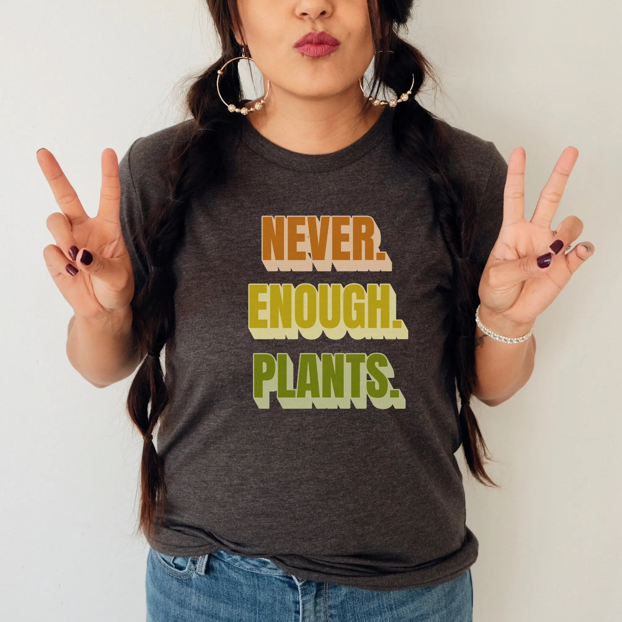 Недостаточно растительная футболка для влюбленных мамочек сумасшедших леди