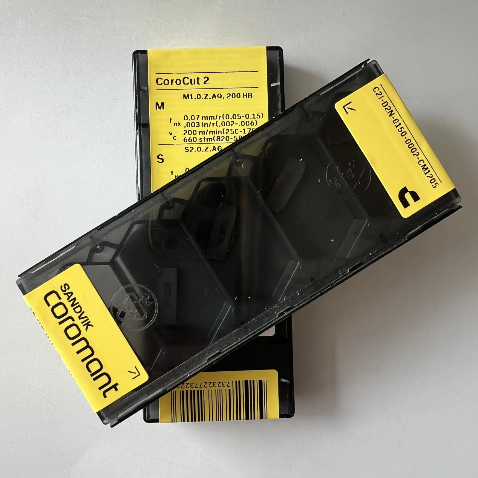 Фото SANDVIK / C2I-D2N-0150-0002-CM 1205 / Оригинальное шведское лезвие из твердого сплава, 5 шт. №5