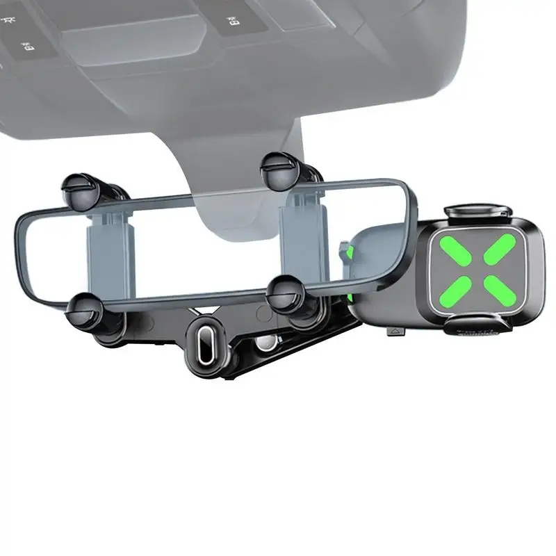 

Retractable Car Holder Portable Car Mount Cell Phone Holder Rotatable Car Phone Holder Multifunctional Rear View Mirror Holder