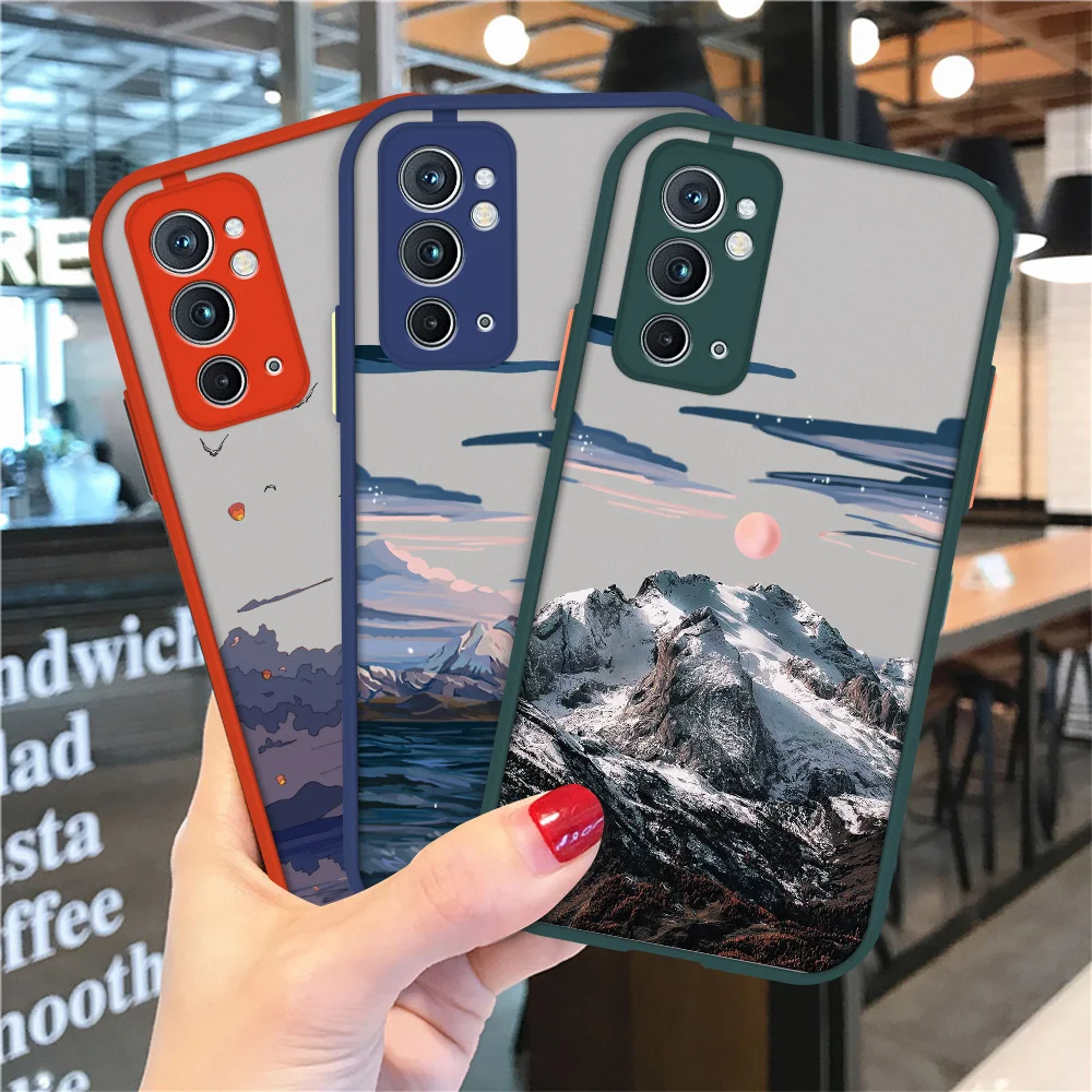 

Чехол с рисунком Пейзажа для Oneplus Nord CE 2 10 Pro 9RT 9T 9 8 Pro 10Pro One Plus 10 9 Pro 9Pro акриловый чехол с рисунком заката