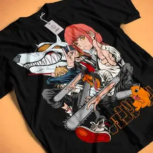 Рубашка команды Человек бензопилы Makima Denji Power Kon