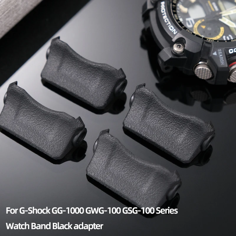 2 шт. разъем для ремешка браслета Casio G-Shock GG-1000 GWG-100 GSG-100 Series ремешок часов черный