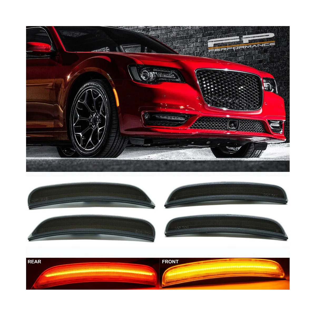 Фонари Передние и задние боковые для Chrysler 300 300C 300S