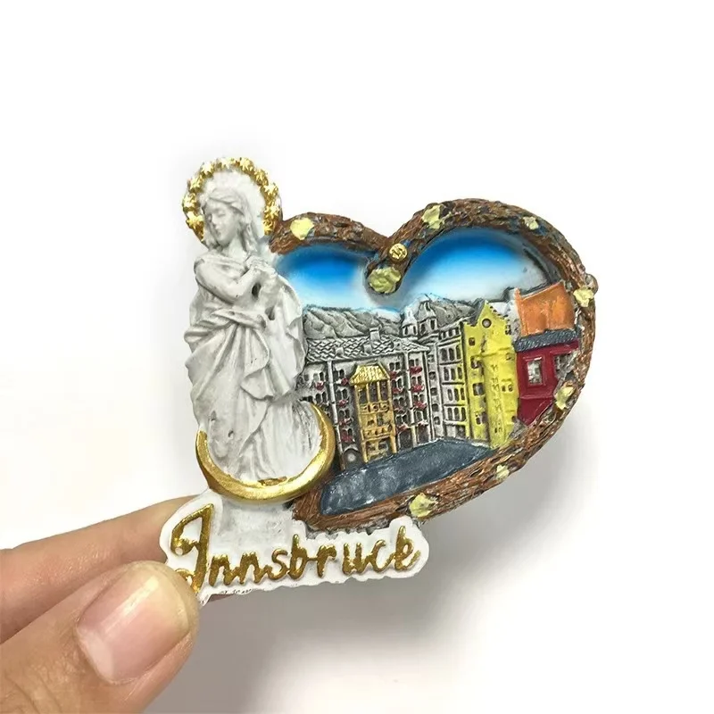 Австрия Innsbruck большой городской высококачественный холодильник с магнитными