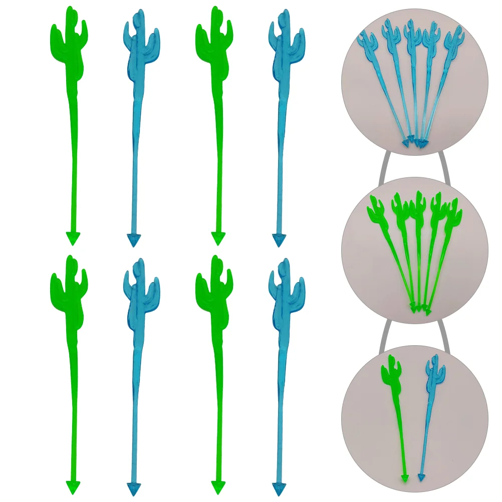 

40Pcs Disposable Plastic Cocktail Rods Mixing Sticks Beverage Stirring Sticks