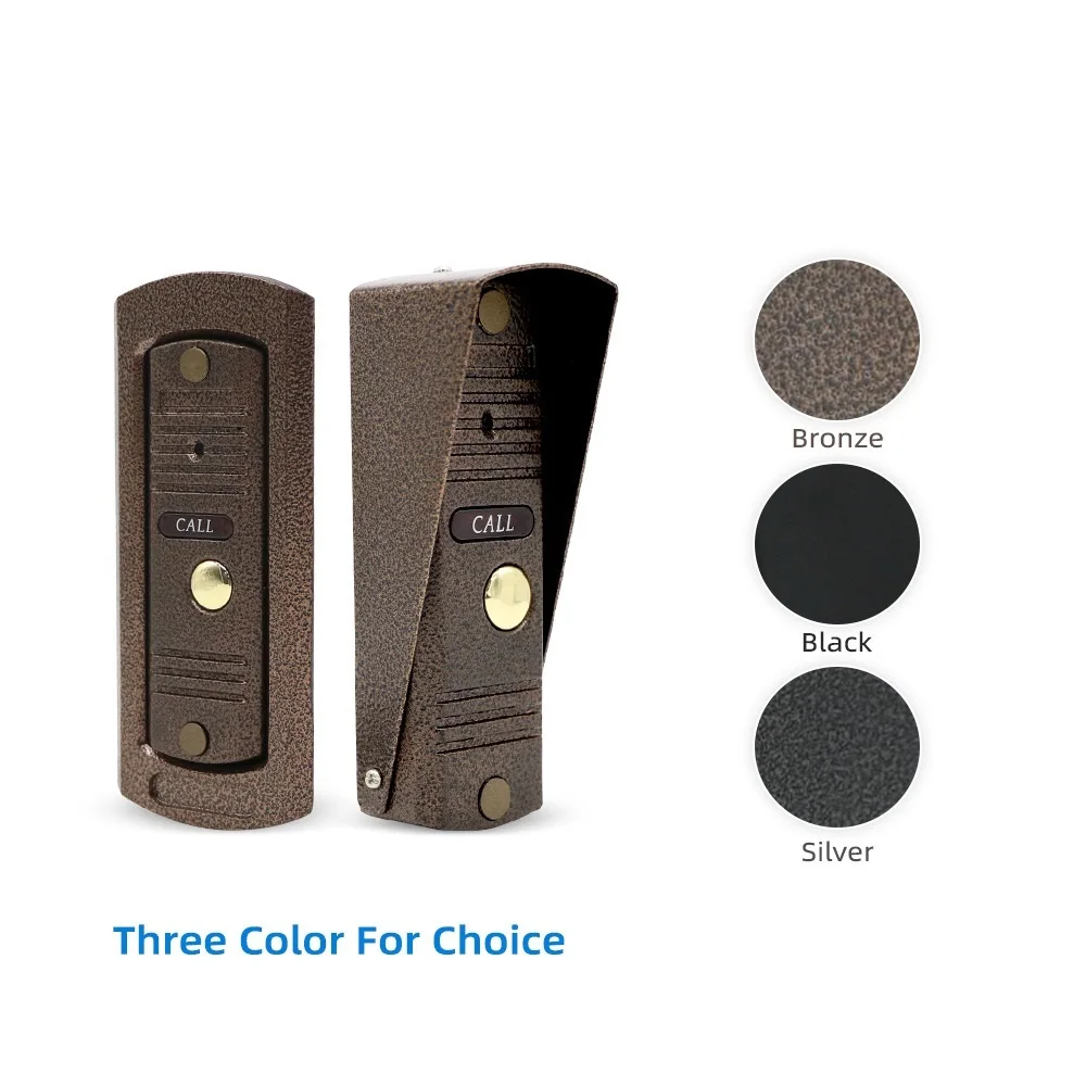 

Single 2.8MM Wide Lens Call Panel For Home Security Video Intercom Apartment IR Day/Night Vision and Motion Detection
