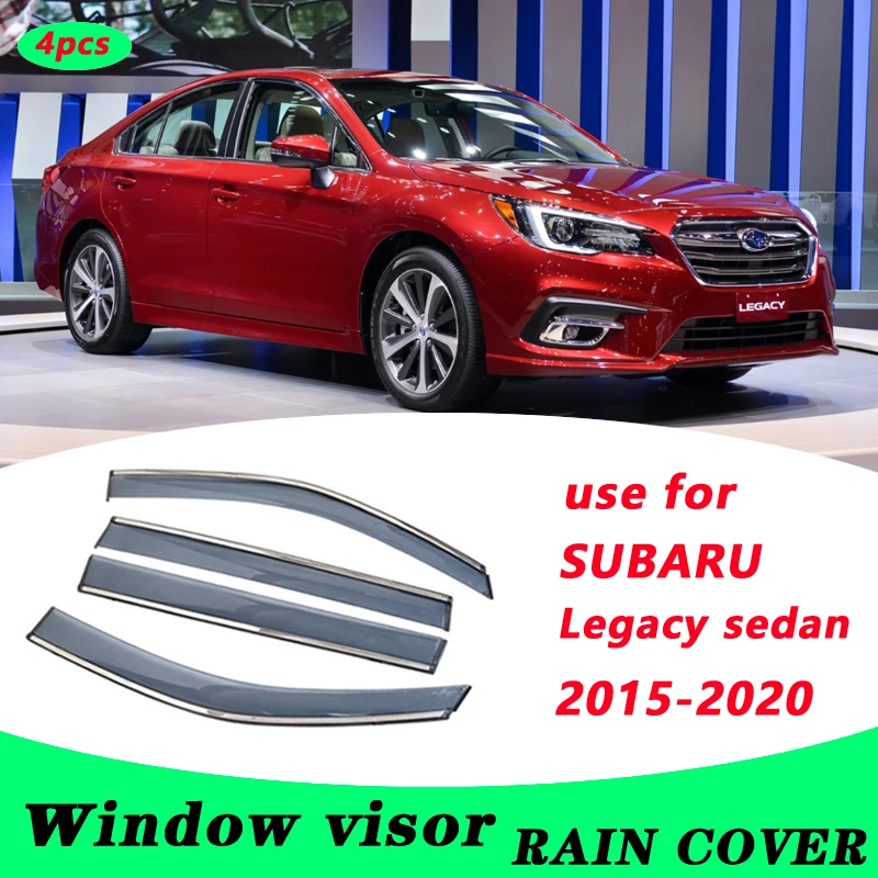 

For Subaru Legacy sedan 2015-2020 Legacy sedan Plastic Window Visor Vent Shades Sun Rain Deflector Guard 4PCS/SET