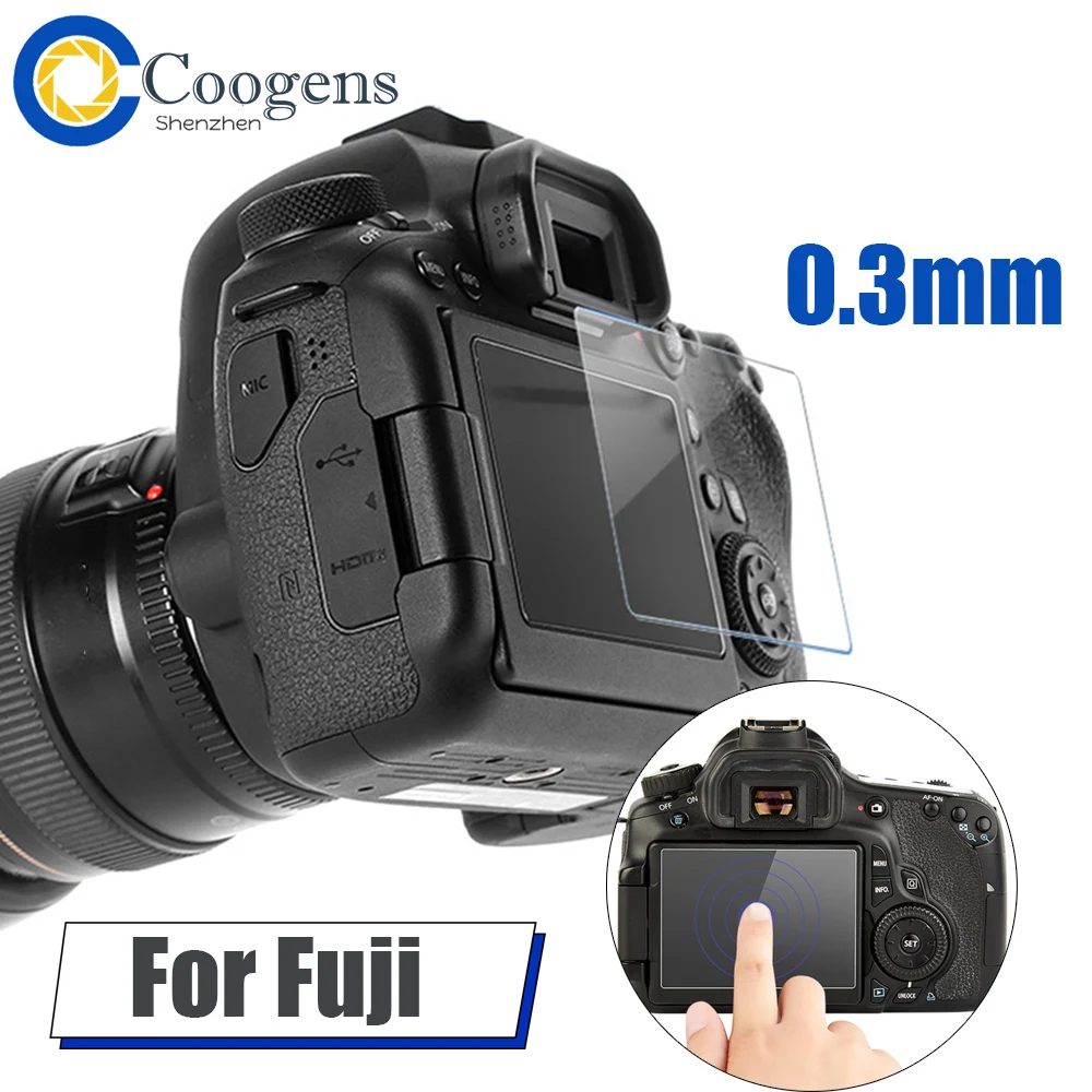 

9H LCD Camera Screen Protector Cover Tempered Glass Film for Fuji XA1 XA2 XA3 XA5 X30 X70 XT1 XT2 XM1 XT10 XT20 DSLR Accessories