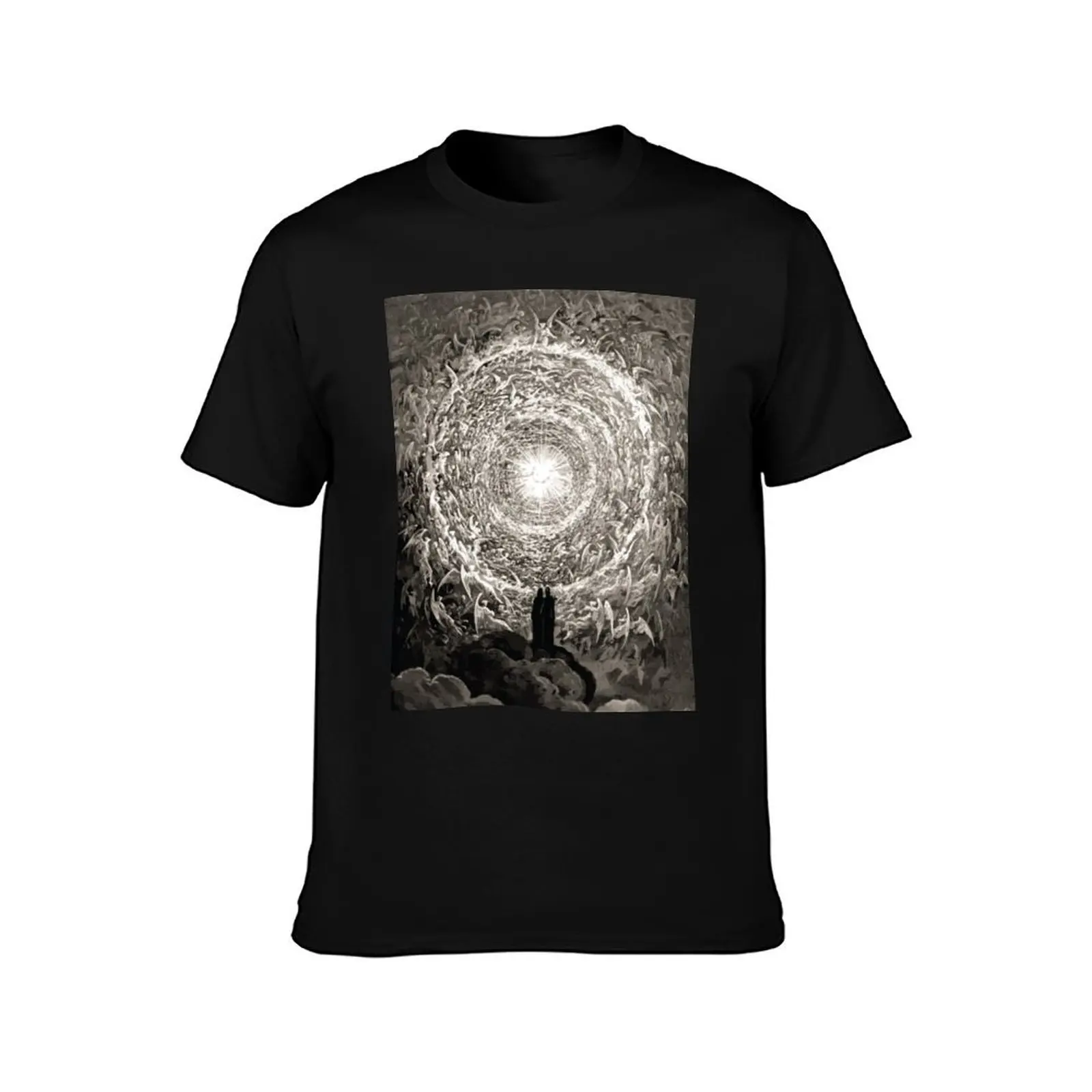 Фото Футболка Gustave Dore or Doré Dante Divine Comedy Paradise 002, базовая дышащая однотонная футболка №2