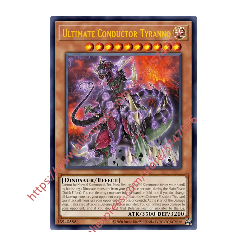 

Yu Gi Oh Ultimate Conductor Tyranno SR Japanese English DIY Toys Hobbies Hobby Collectibles Game Collection Anime Cards