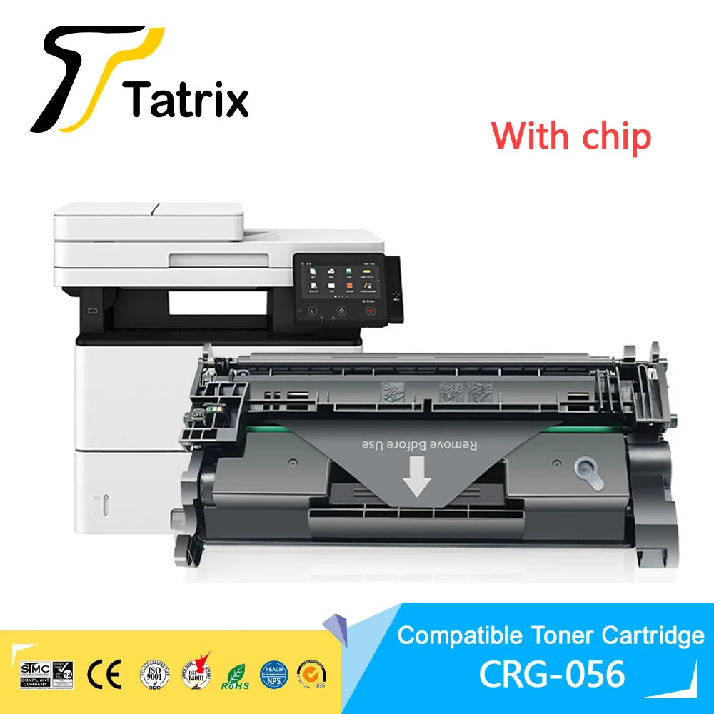 

Совместимый картридж Tatrix с чипом CRG056 для Canon MF543dw/MF543X/542XMF540 серии LBP325X/LBP325DNLBP320