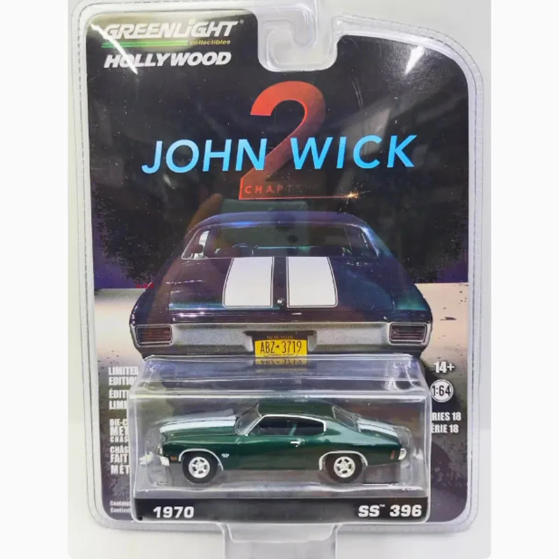 GreenLight масштаб 1:64 1970 SS 396 сплав имитация модели автомобиля классический сувенир