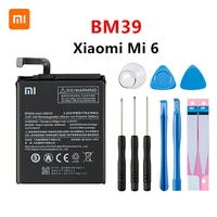 xiao mi 100 orginal bm39 3350mah battery for xiaomi 6 mi 6 mi6 bm39 phone replacement batteries tools