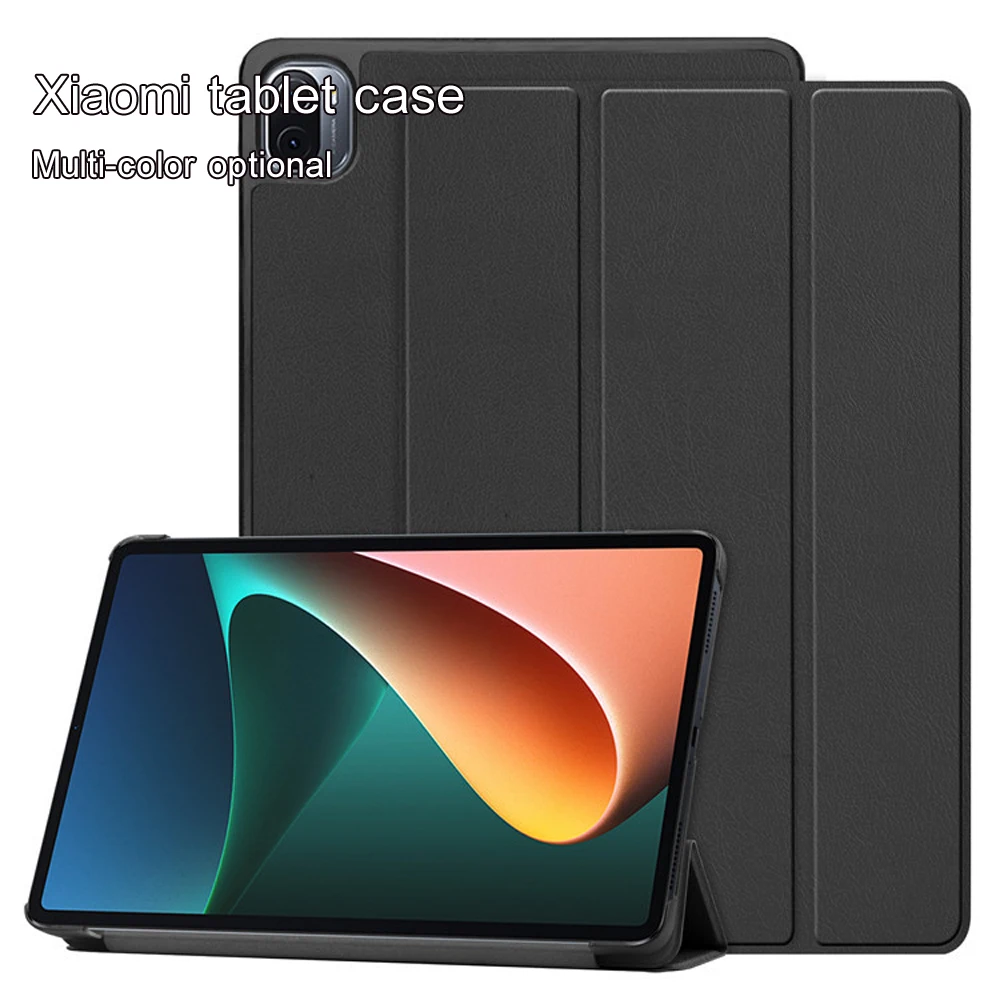 

Flip Protective Case For Xiaomi Pad 5/5 Pro 11/12.4 Inch Stylish Cover With Auto Wake Full-Coverage Protection Stand Accessories