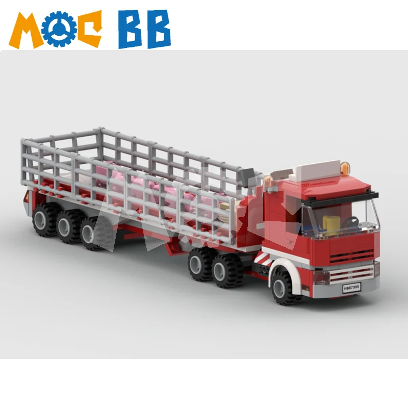 

MOC Small Farm Transport Truck Building Block Model Toys Compatible with LEG Tech Toys for Kids Boys Girls Holiday Gifts