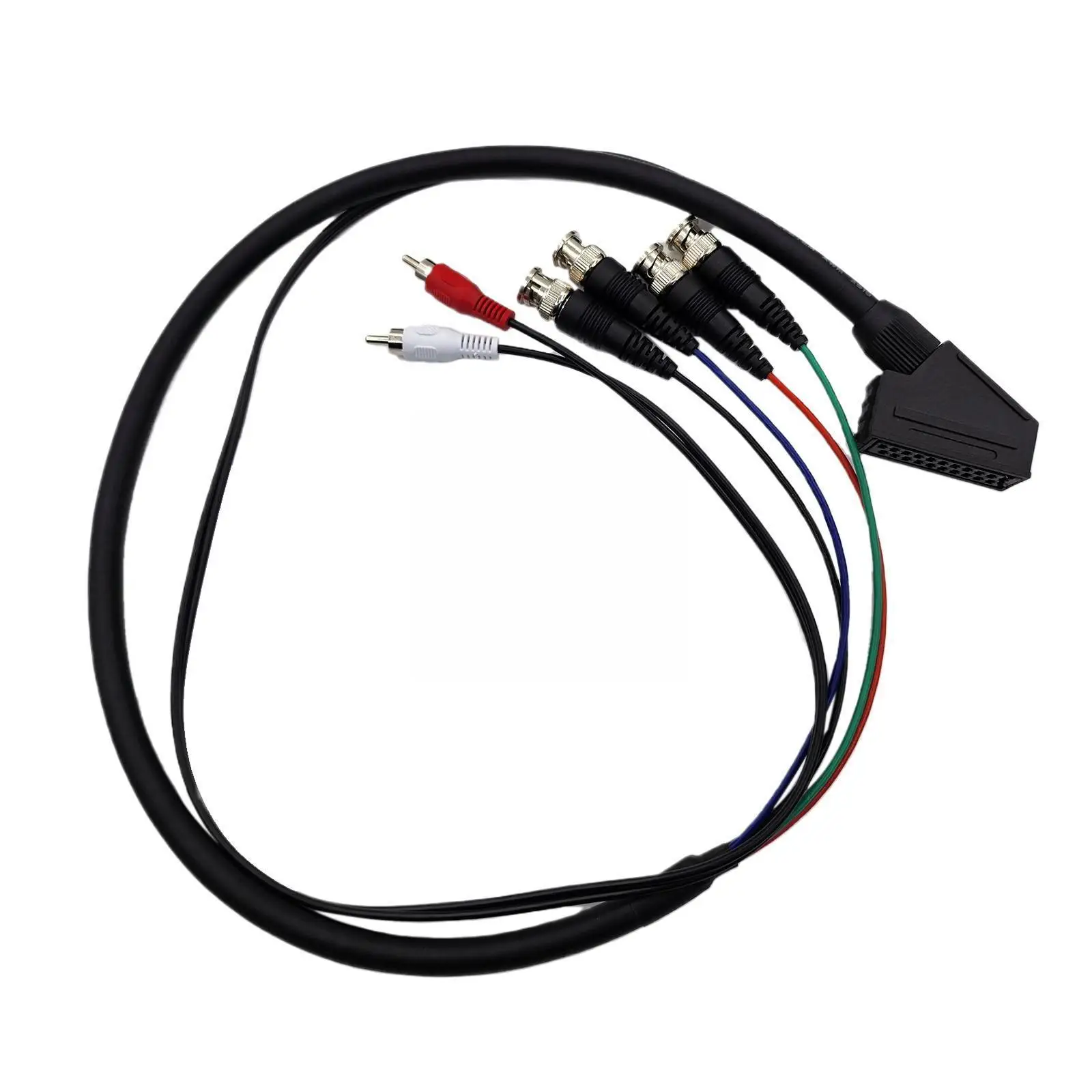 

Гнездовой RGB евро скат на 4 BNC + стерео аудио кабель для Sony PVM Sega Genesis Neo Geo M6S5