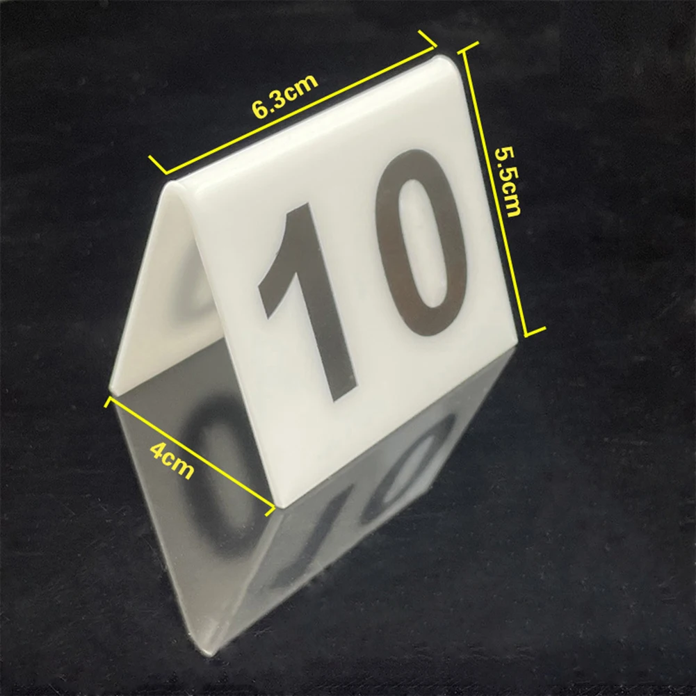 

10 * Табличные знаки с номером 1-10 цифр, дисплей, знак белый/желтый для столовой, ресторана, табличка, аксессуары для украшения дома