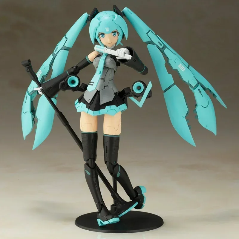 Фото Оригинальная сборная модель Kotobukiya Vocaloid Hatsune Miku Frame Artist 1/100, фигурка мобильного костюма, 15,9 см, игрушка-конструктор №5