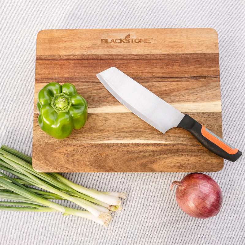

Wood Griddle Top Cutting Board with Base Support
