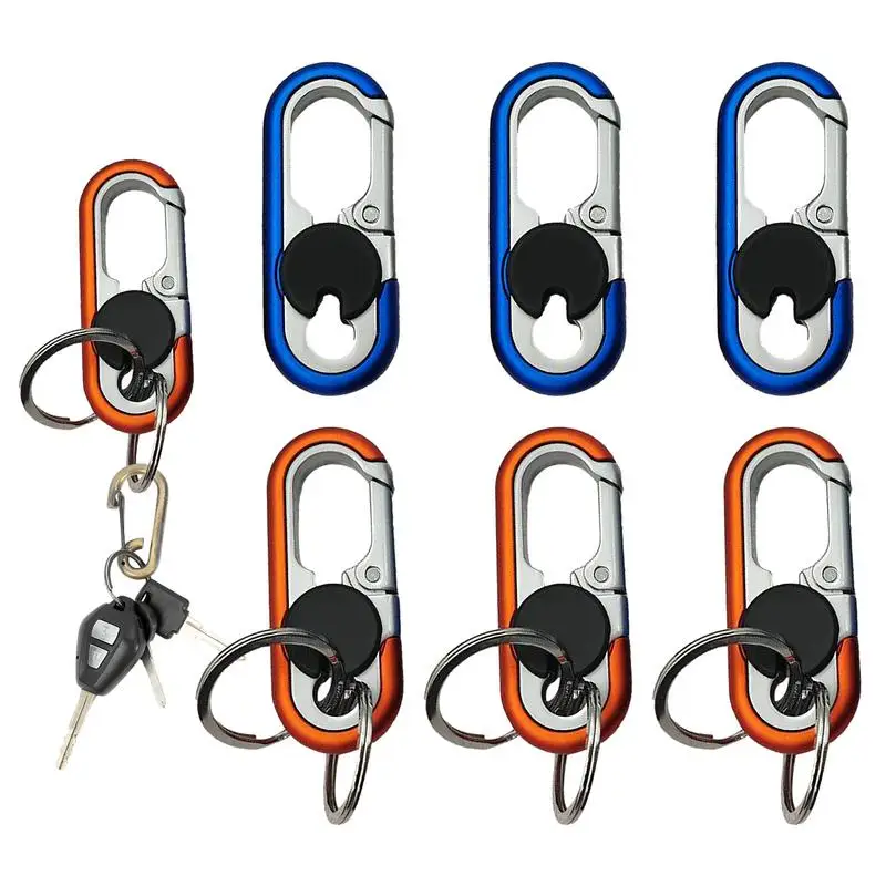 

Металлический брелок-зажим Съемный прочный Автомобильный Брелок-зажим прочный и легкий металлический брелок для ключей для мужчин и женщин