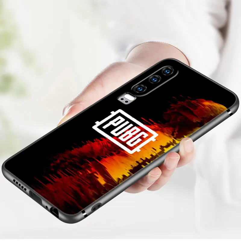 Игровой чехол Pubg для Huawei P50 P40 P30 P20 Pro P10 P9 P8 Lite 2017 P Smart Z S 2021 2020 2019 2018 черный |