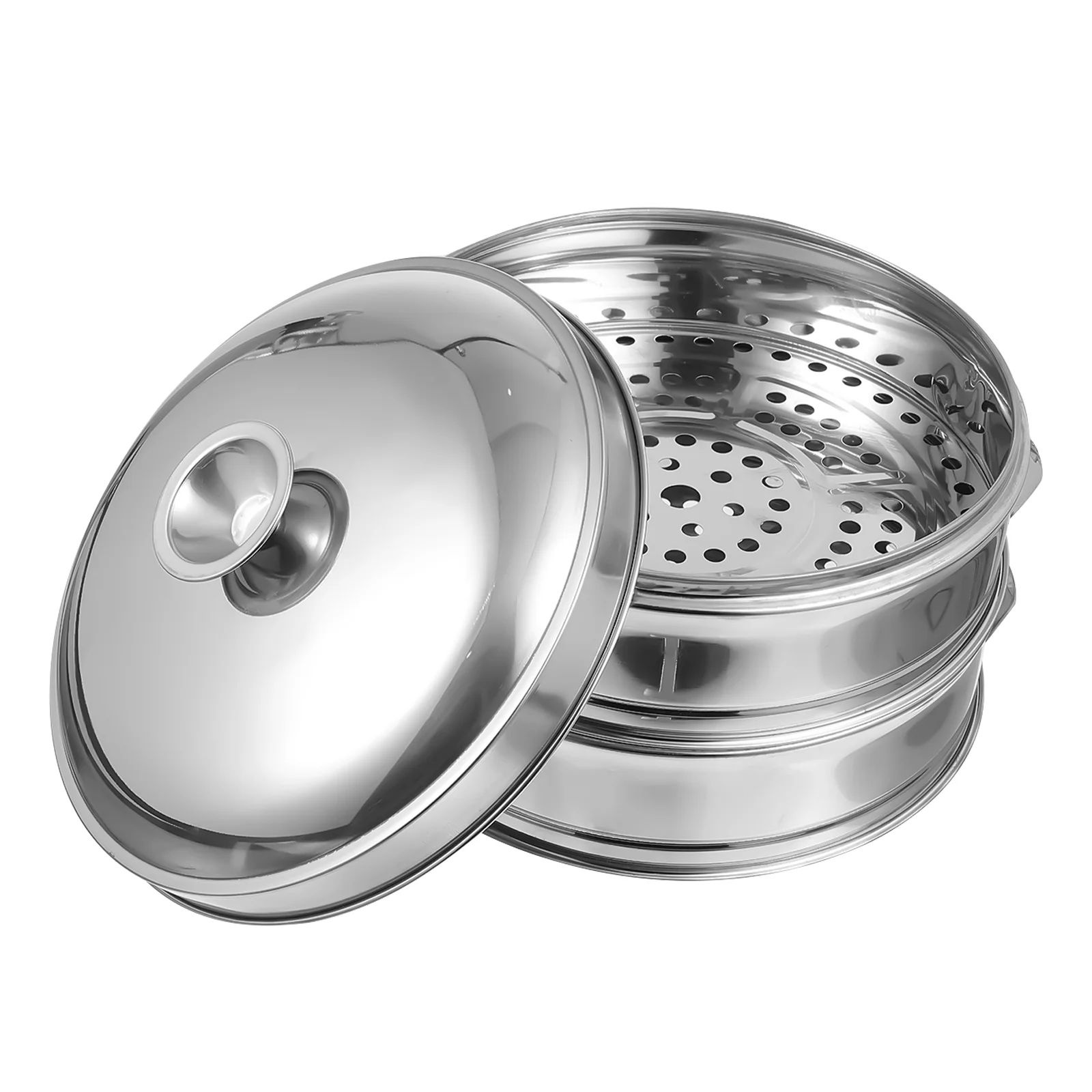 

Steamer Basketcooking Pot Rack Vegetable Metal Rice Steaming Dumpling Kitchen Steel Stainless Cookware Steam Dim Stand Sum