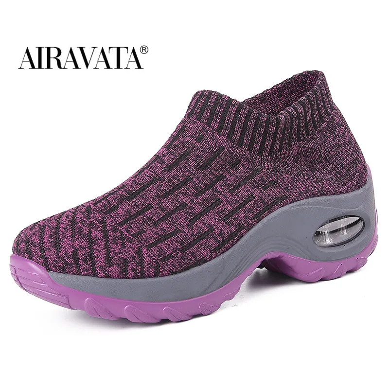 Women Fashion Sneakers Breathable Platform Casual Walking Shoes Female Height Increasing  Athletic Footwear Size 35-42