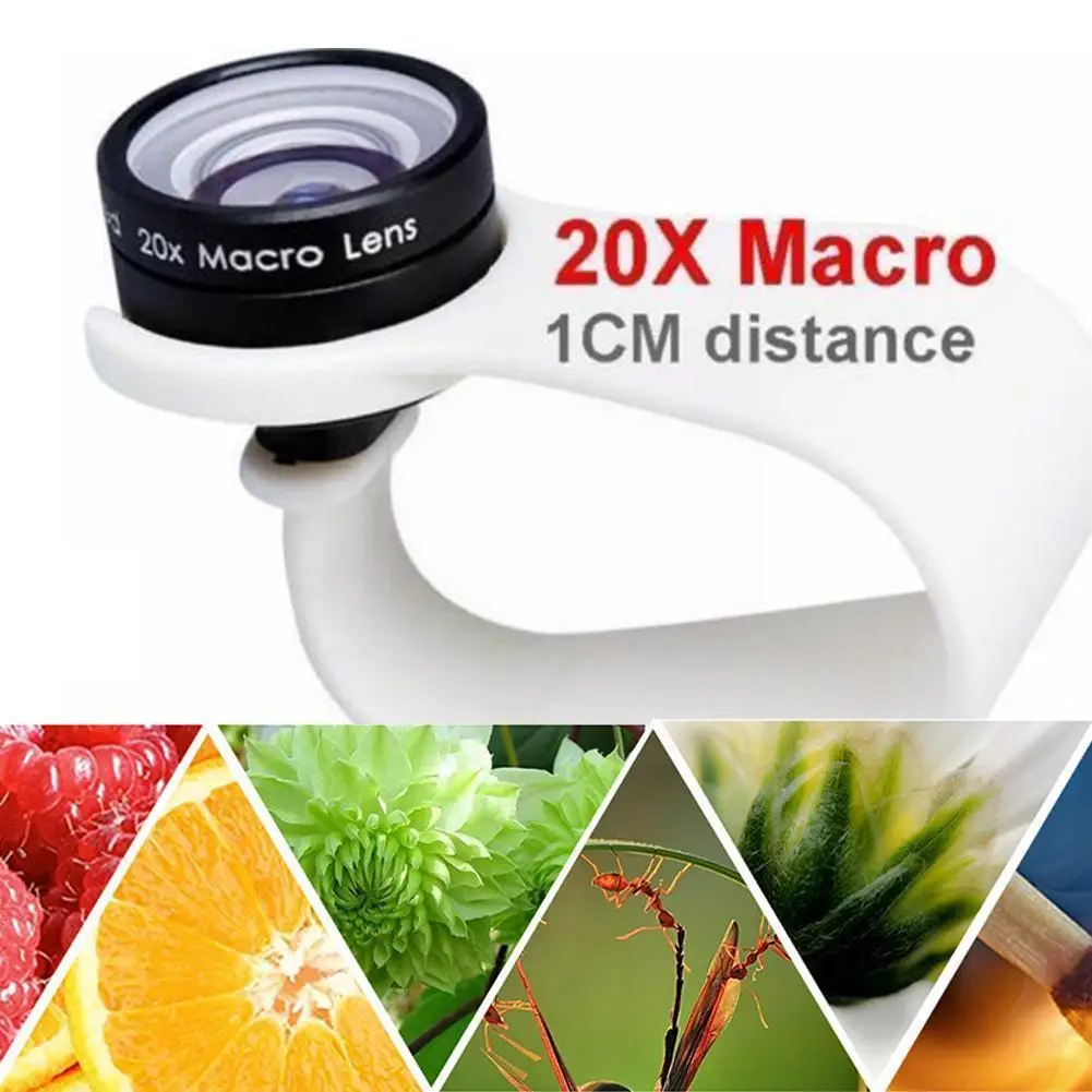 

Mobile Phone Macro Lens 20x Super Cellphone Macro Lenses For 6 7 8 10 Only Use 1cm Distance S0p8
