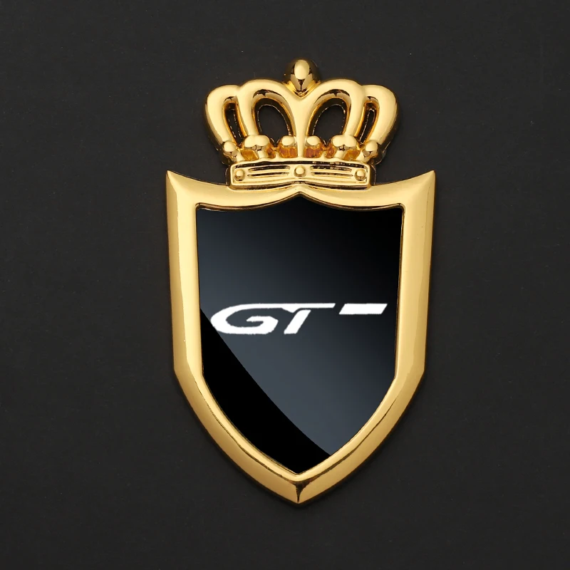 

Car badge stickers side windows metal body car stickers for GT LINE GTI GT with logo car Accessories