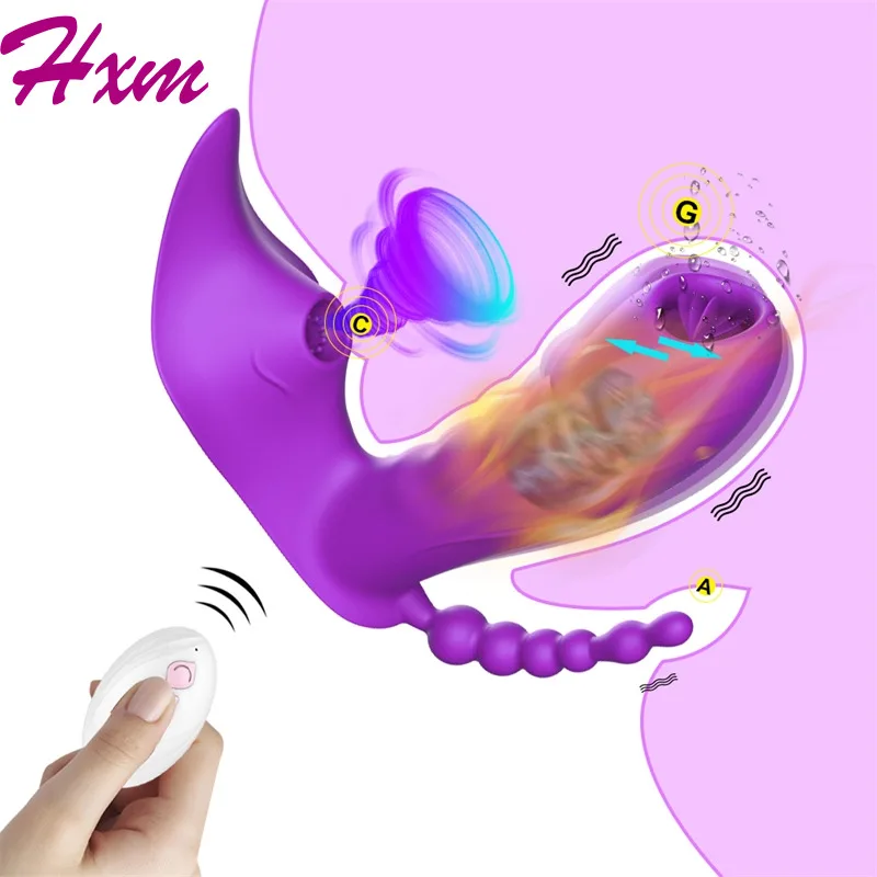 

Vibrateur de Clitoris Anal à télécommande sans fil, stimulateur de Clitoris Anal, gode vibrant, jouet sexuel pour femmes,