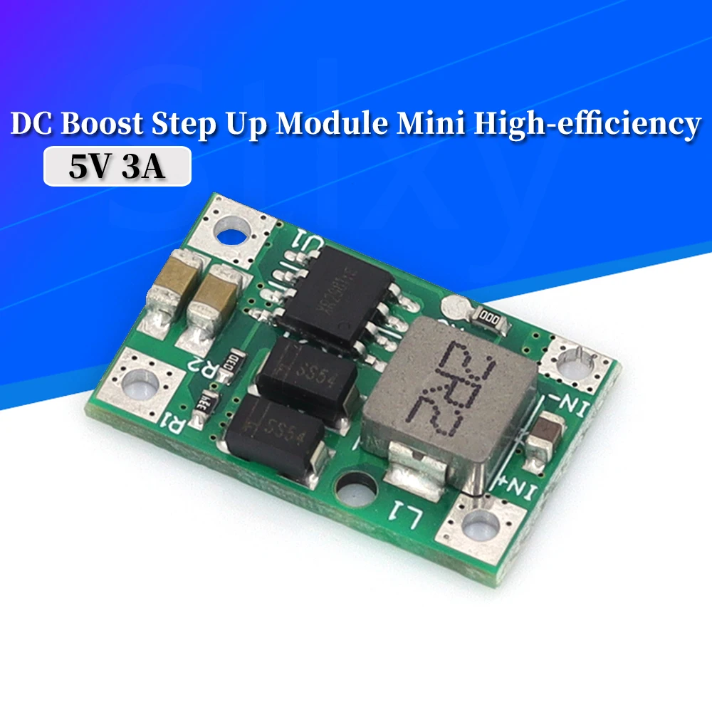 Фото Javino 5V 3A DC Boost Step Up модуль мини высокоэффективный усилитель литиевой батареи 3,7 В зарядное устройство печатная плата мобильный источник питания №1