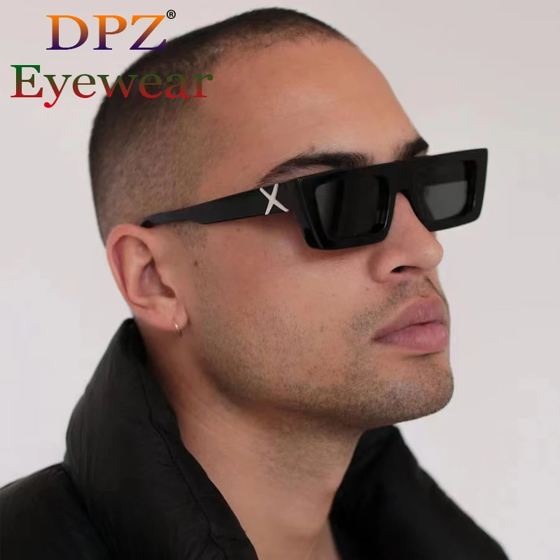 

2022 винтажные маленькие квадратные градиентные солнцезащитные очки для женщин модные серые солнцезащитные очки в стиле хип-хоп мужские Шикарные очки с черным оттенком