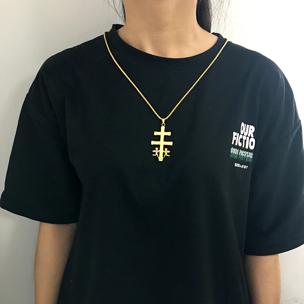 Христианское ожерелье с ангелом из цинкового сплава