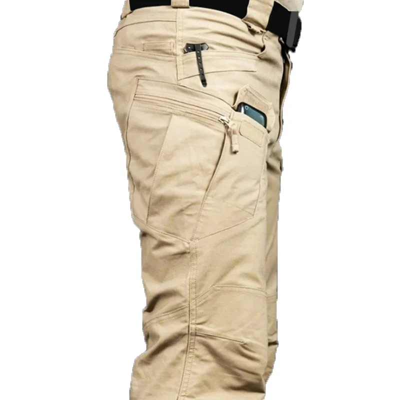 

2022 Plus Size PantsMen's Camouflage Cargo Pants Elastic Pocket Multiple Men's Pants Outdoor Runners Pant