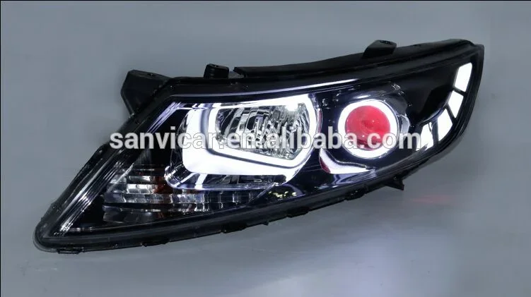 Гуанчжоу Kia K5 аксессуары автомобильные фары в сборе для KIA 2010-2013 с ксеноновыми